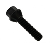 Czarna śruba M12 x 1,5 x 45 mm klucz 17 stożek Ocynk