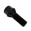 Czarna śruba M14 x 1,25 x 33 mm klucz 17 stożek czarna