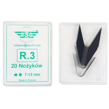 NOŻYKI DO NACINARKI PSO PS-15 - TYP R3 7-13 MM