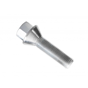 Śruba M12 x 1,25 x 40 mm klucz 17 stożek Ocynk