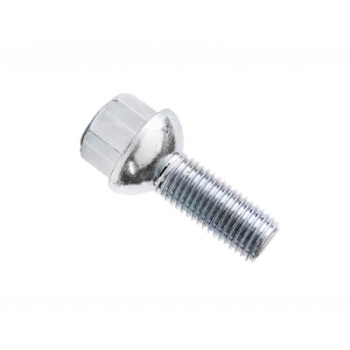 Śruba M12 x 1,5 x 30 mm klucz 17 Kula Ocynk