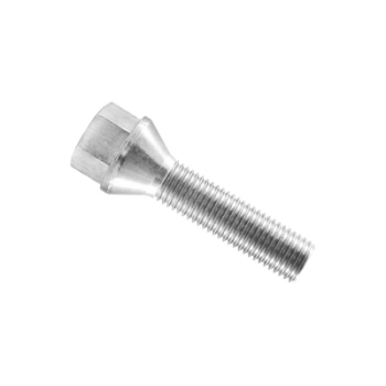 Śruba M12 x 1,5 x 50 mm klucz 17 stożek Ocynk